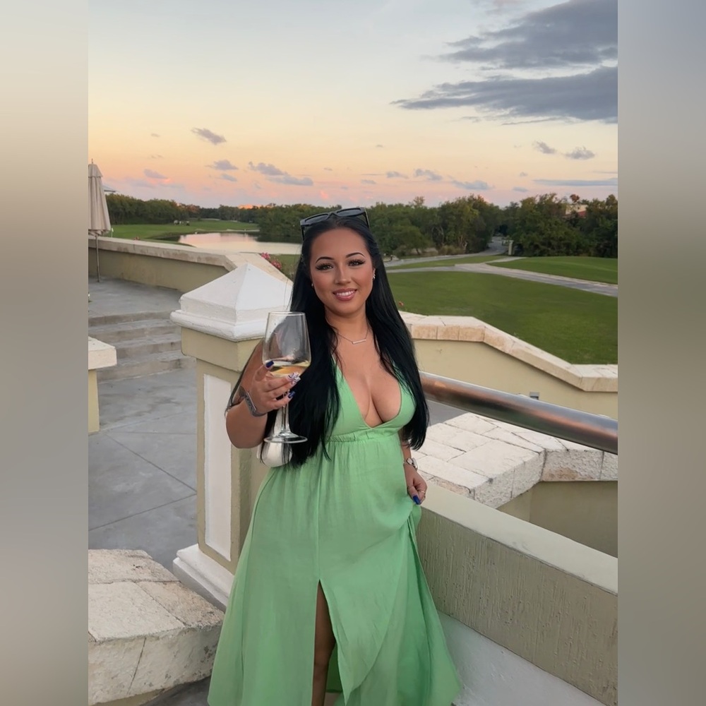 Green Sleeveless Maxi Dress
